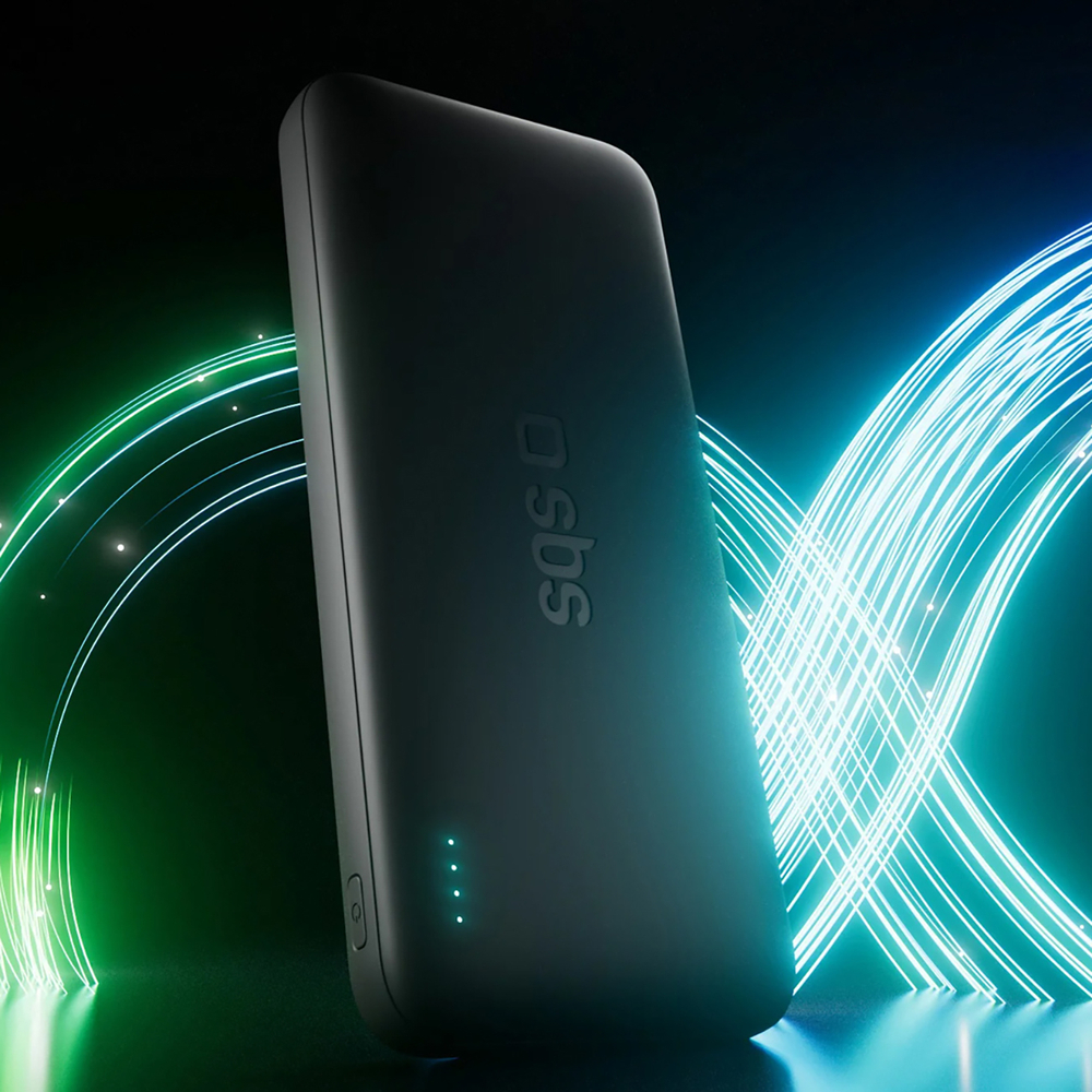 Внешний аккумулятор SBS Infinity 10000мАч 10Вт LiFePo₄ USB-A USB-C - Черный (2)