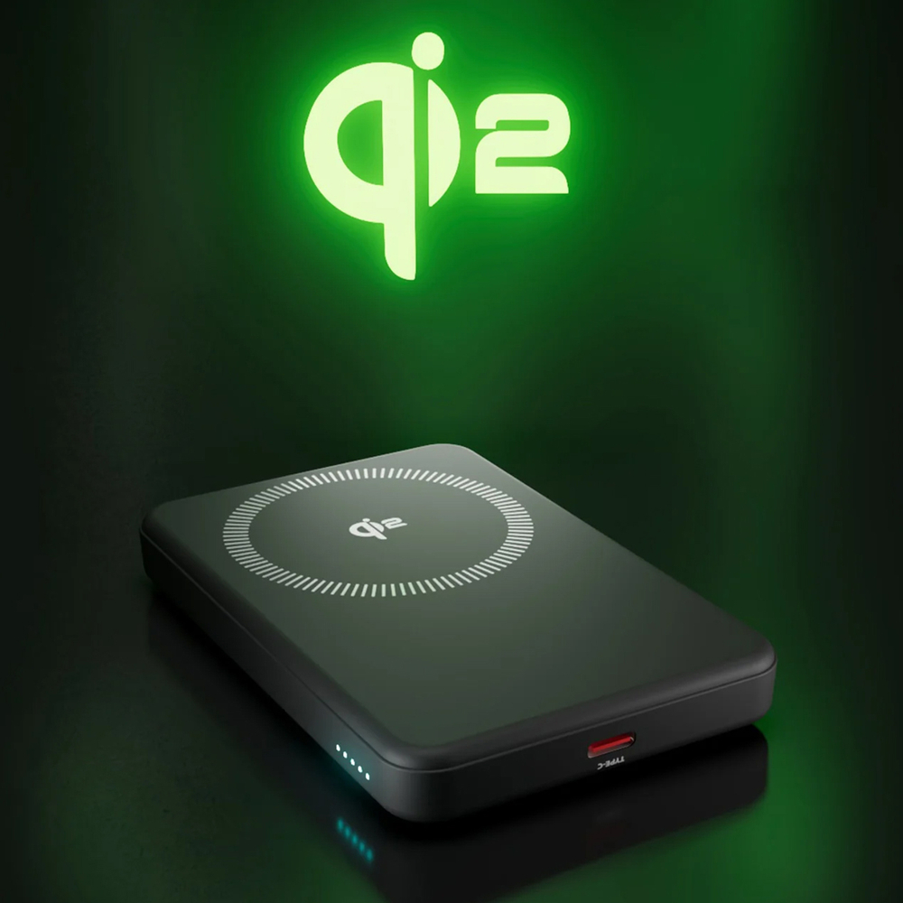 Повербанк SBS Mag Power Qi2 5000 мАч, совместимый с MagSafe – черный (0)