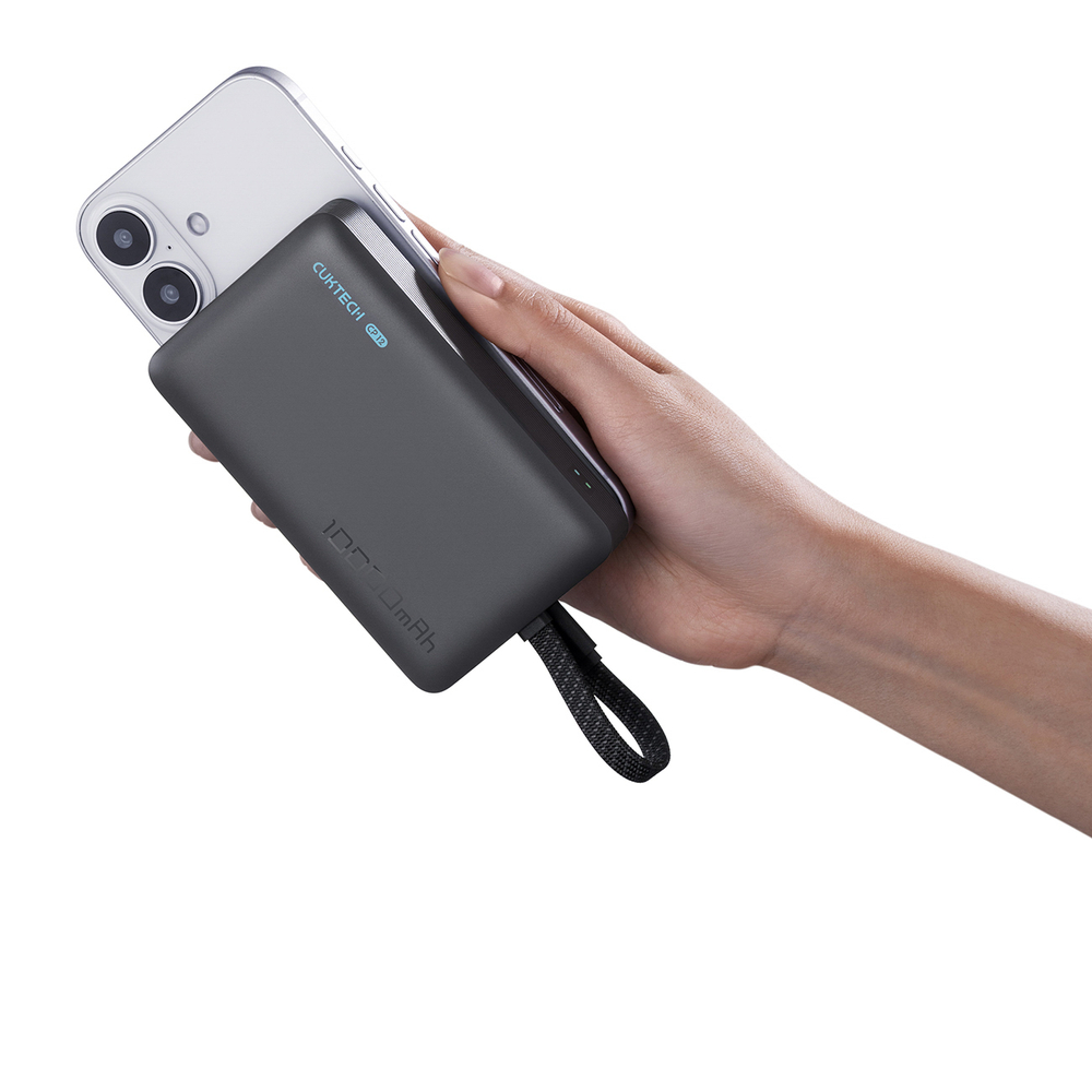 Cuktech CP132ML 10000mAh совместимый с MagSafe внешний аккумулятор – черный (2)