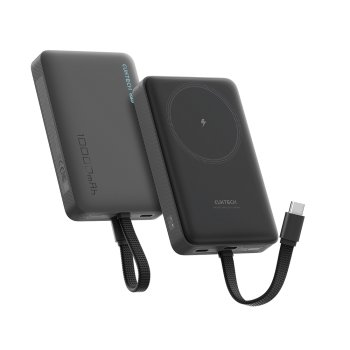 Cuktech CP132ML 10000mAh совместимый с MagSafe внешний аккумулятор – черный