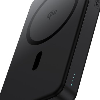 Baseus Airpow II 10000mAh Qi2 Power Bank с MagSafe 22.5W + кабель Baseus Simple Series USB-C (30см) -...