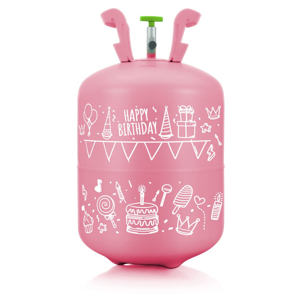 Баллон с гелием Ricokids 0,20 м³ с 30 шарами и лентой в комплекте (0)
