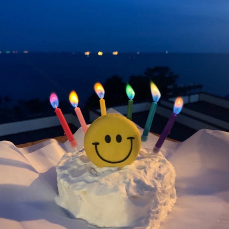 Свечи на праздник для торта "Разноцветное пламя", 6 см х 6 шт. | Holiday... (3)