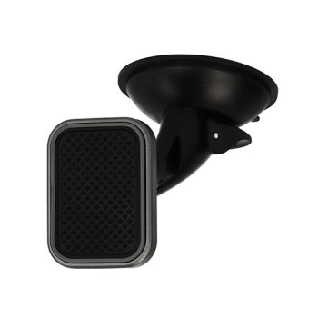 Car Holder Front Panel Stand Magnetic Mount for Mobile Phones, black - автомобильный держатель для телефона