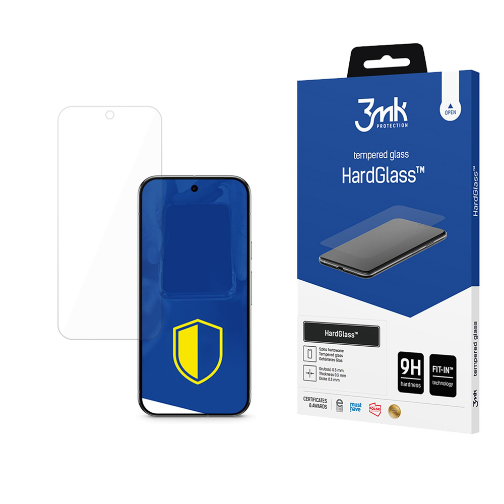 Google Pixel 10 / 10 Pro Hardglass Защитное Стекло на Телефон | 3MK HardGlass Tempered Glass Screen Protector