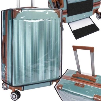 Trizand Чехол на Чемодан Кофер Сумка на Колёсах (MAX- 67x52x33см) | Suitcase Coffer...