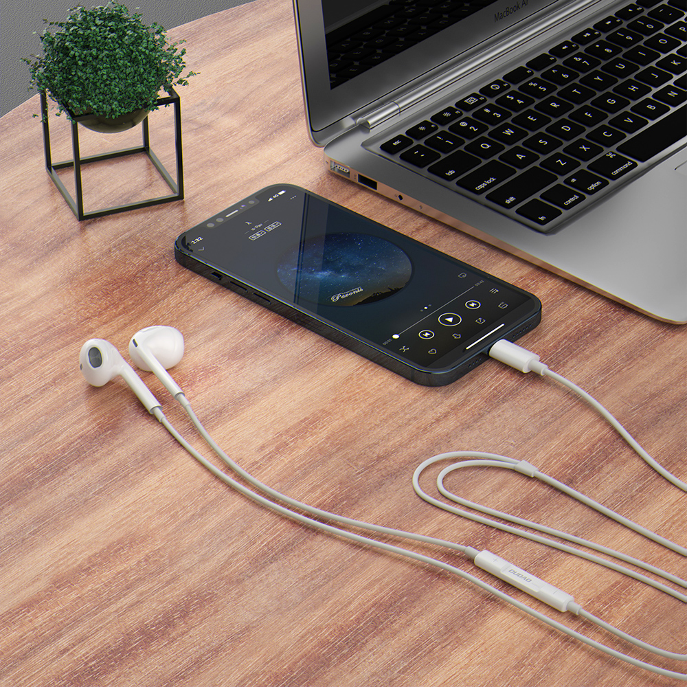 Внутриканальные наушники Dudao с разъемом USB Type‑C, белые (X14PROT) (1)