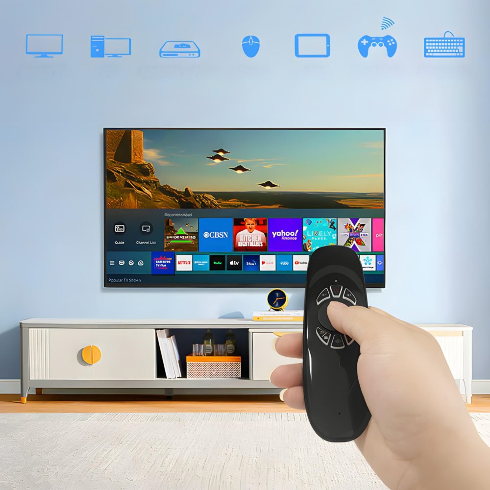 Универсальный пульт Air Mouse с клавиатурой для Smart TV (3)