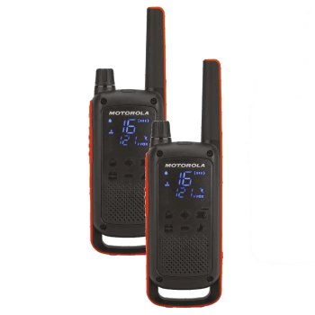 Рация Motorola Talkabout T82 комплект 2 шт с зарядным устройством, желтая