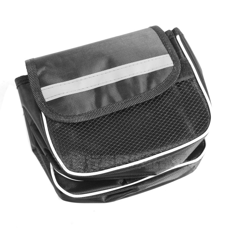 Велосипедная сумка на раму со светоотражающими элементами (1)