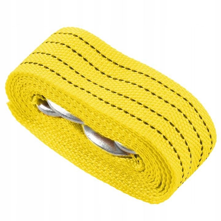 Автомобильный буксирный трос с крюками - 3м, 3000кг | Car Tow Rope Strap with Hooks (2)