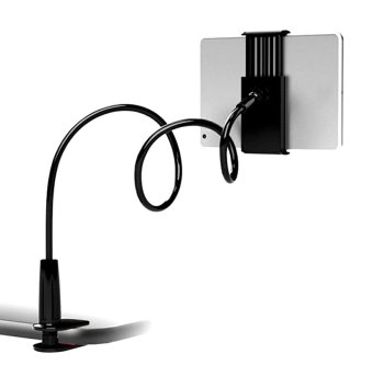 Держатель для телефона на эластичной ноге, Чёрный | Phone Clamp Holder Stand