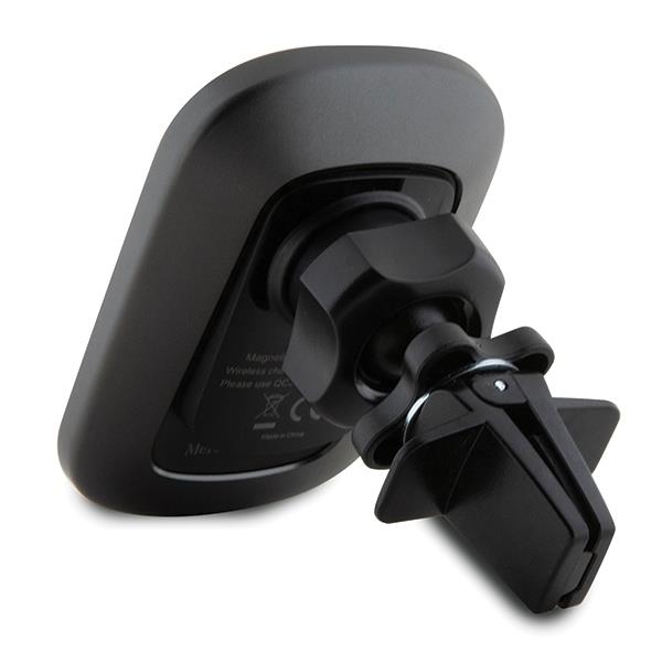 Автодержатель с беспроводной зарядкой Mercedes Silver Stars MagSafe 15W, черный (1)