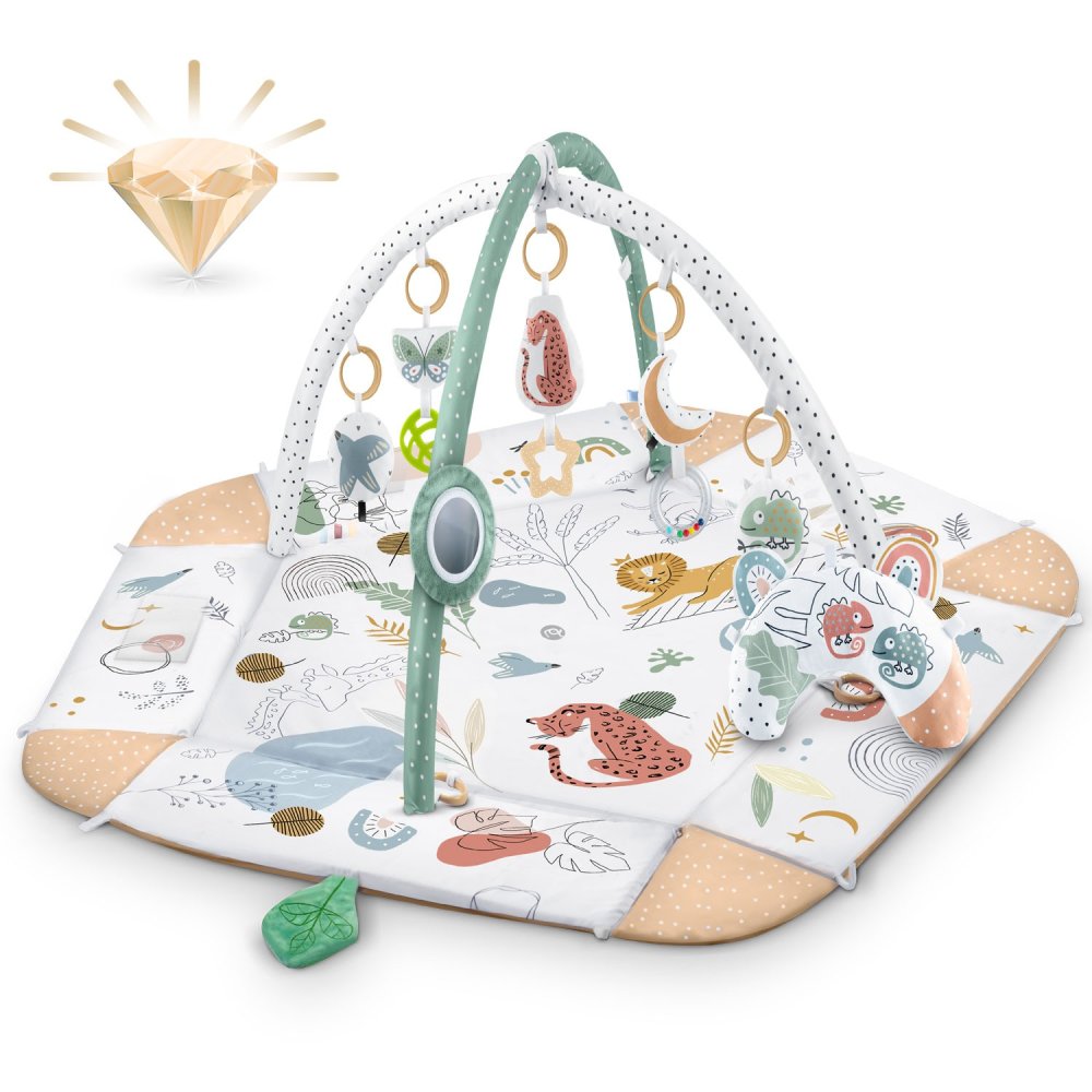 Детский интерактивный развивяющий коврик Nukido, Лев (1)