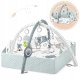 Детский интерактивный развивающий коврик 136x136см Koala Nukido