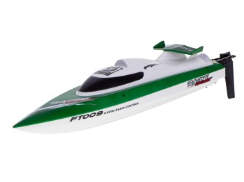 RC лодка на дистанционном управлении FT009 зеленая