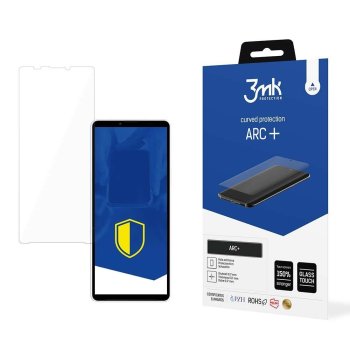 Sony Xperia 10 V Защитная Пленка на Экран | 3MK ARC+ Protective Film Rounded Fullscreen Protector