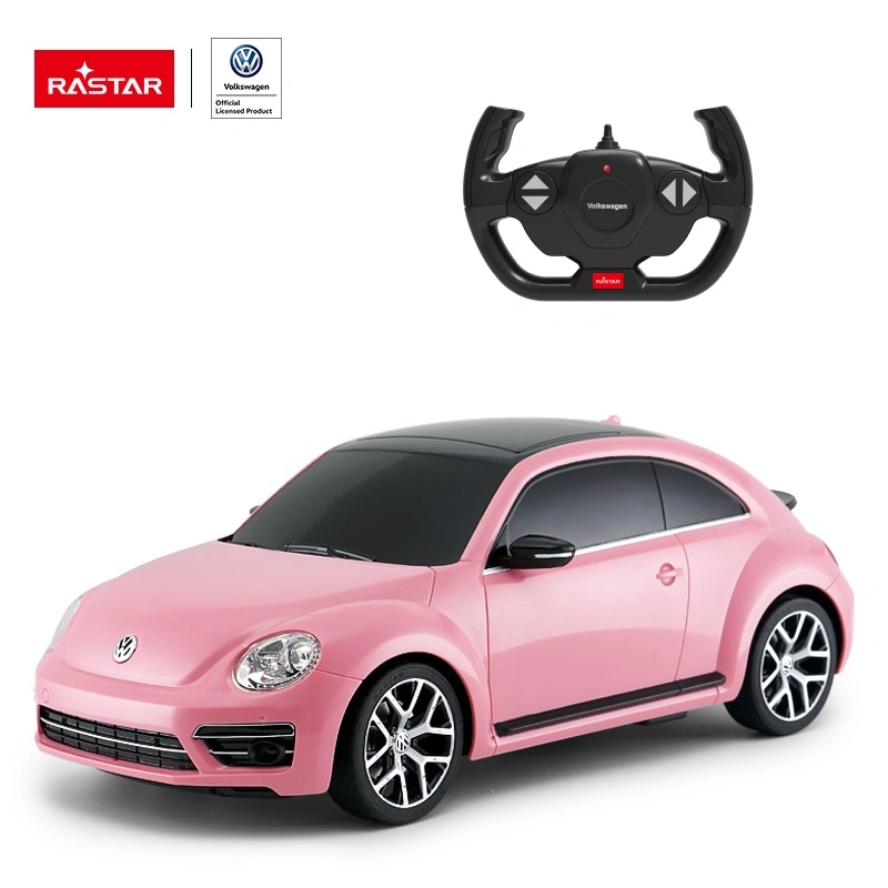 Радиоуправляемая машинка Volkswagen Beetle R/C 1:14 Rastar 78000, розовая