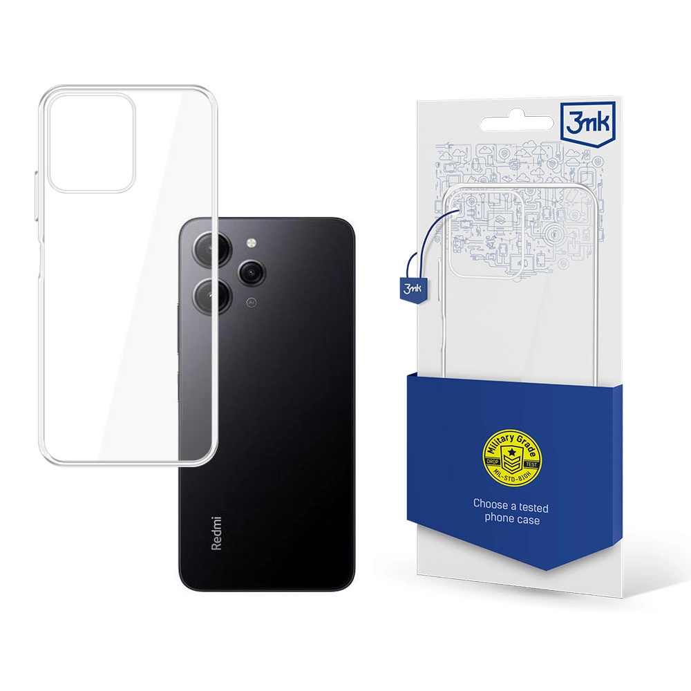 Xiaomi Redmi 12 3MK Clear Case Cover, Transparent | Чехол Кейс Бампер Обложка для...