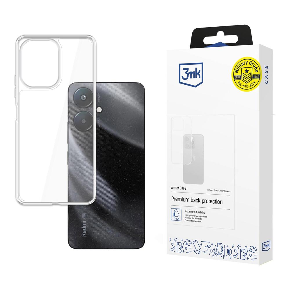 Xiaomi Redmi 13C 5G 3MK Armor Case Cover, Transparent | Чехол Кейс Бампер Обложка для...