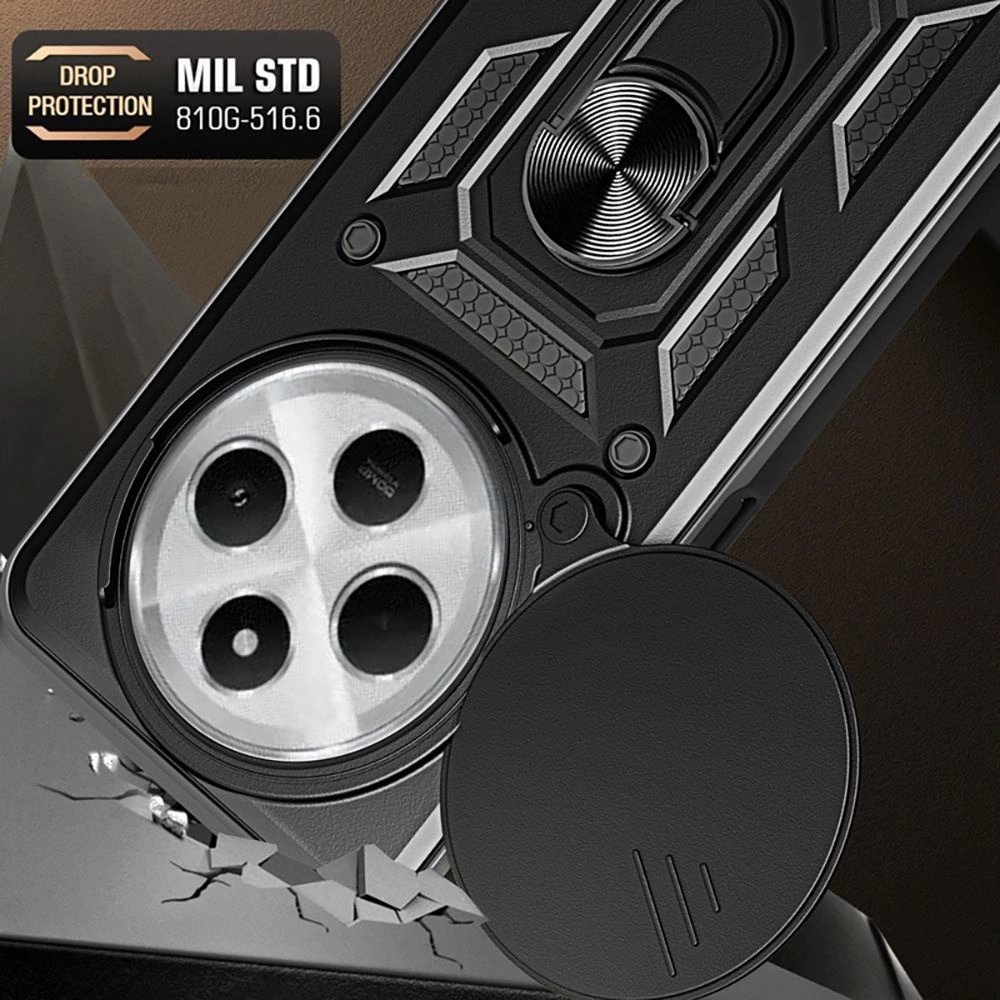 Xiaomi Redmi 14C Tech-Protect CamShield Pro Case Cover, Black | Чехол Кейс Бампер Кабура для... (0)