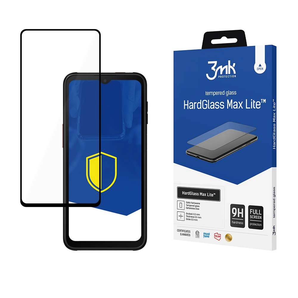Samsung Galaxy Xcover 6 Pro (SM-G736) / Xcover Pro 2 Защитное Стекло на Весь Экран | 3MK HardGlass Max Lite 5D Tempered Glass Screen Protector