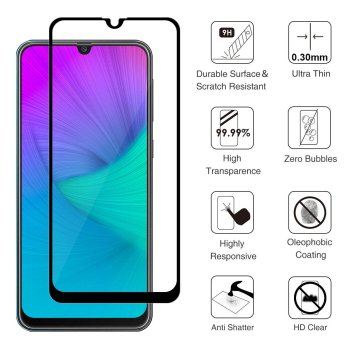 5D защитное стекло для Xiaomi Redmi 9A , Чёрное Полного Покрытия| Tempered Glass...