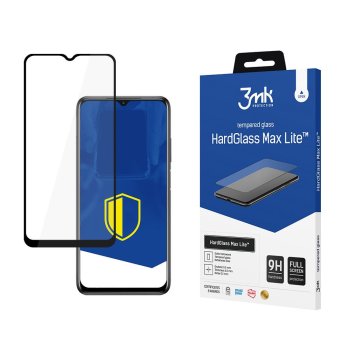 Защитное стекло 3mk HardGlass Max Lite™ для Xiaomi Poco M3, 9H, черное