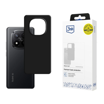 Xiaomi Redmi Note 14 Pro+ Plus 5G 3MK Silicone Case Cover, Black | Силиконовый Чехол Кабура...