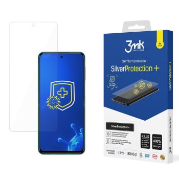 Xiaomi Redmi Note 9 Pro / 9s / Max 3MK Silver Protect+ Antibacterial Screen Protector |...