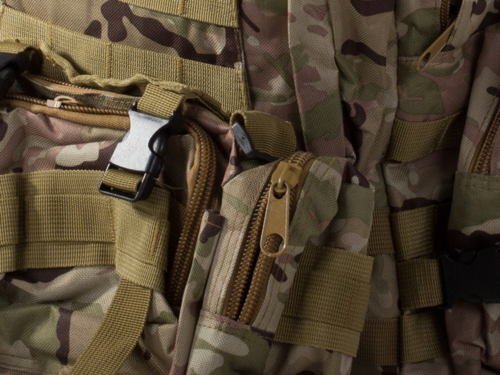 Военный тактический рюкзак 48,5 л – водонепроницаемый, светлый... (2)