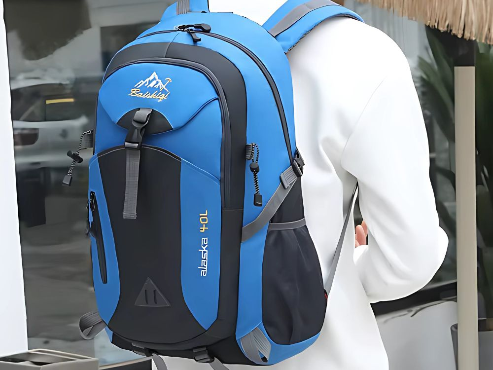 Туристический рюкзак 40л для походов и путешествий, черный (2)