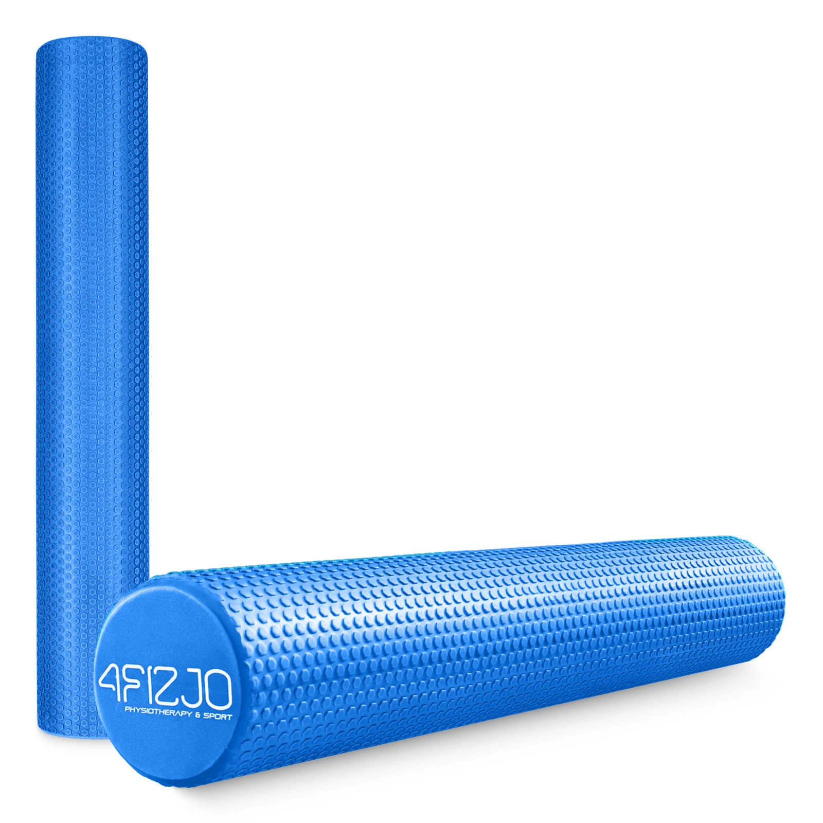 Массажный ролик с выступами CARE+ 4FIZJO 90 см, синий
