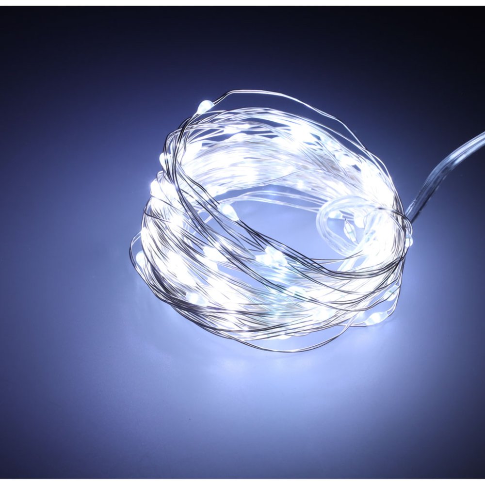 LED Рождественская Гирлянда Роса 5 м, 50 LED, Холодный Белый | LED Christmas... (1)