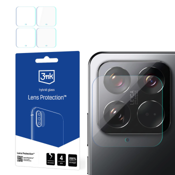 Xiaomi 15 Защитное Стекло для Задней Камеры, 4 шт. | 3MK Lens Protection Back Camera Hybrid Glass Protector