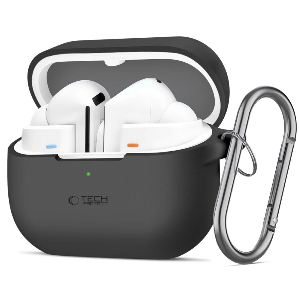 Силиконовый чехол-крючок Tech-Protect для Samsung Galaxy Buds 3 / Pro - черный