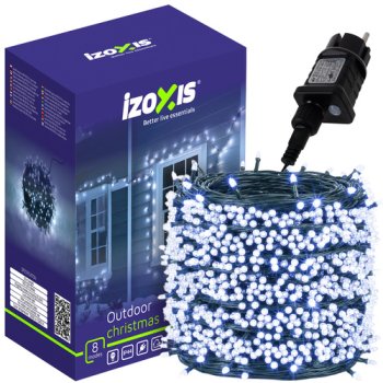 Уличная светодиодная гирлянда 500 LED 35м Izoxis 24899, холодный белый