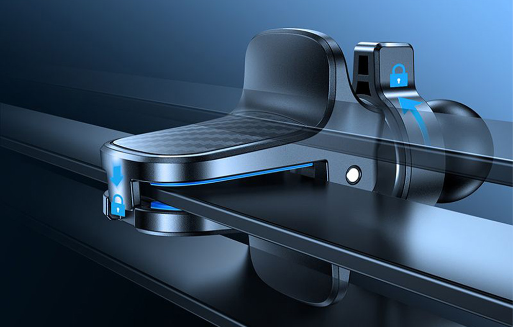 Joyroom JR-ZS246 Car Phone Holder with Qi Inductive Charger 15W, Black | Автоматический... (1)