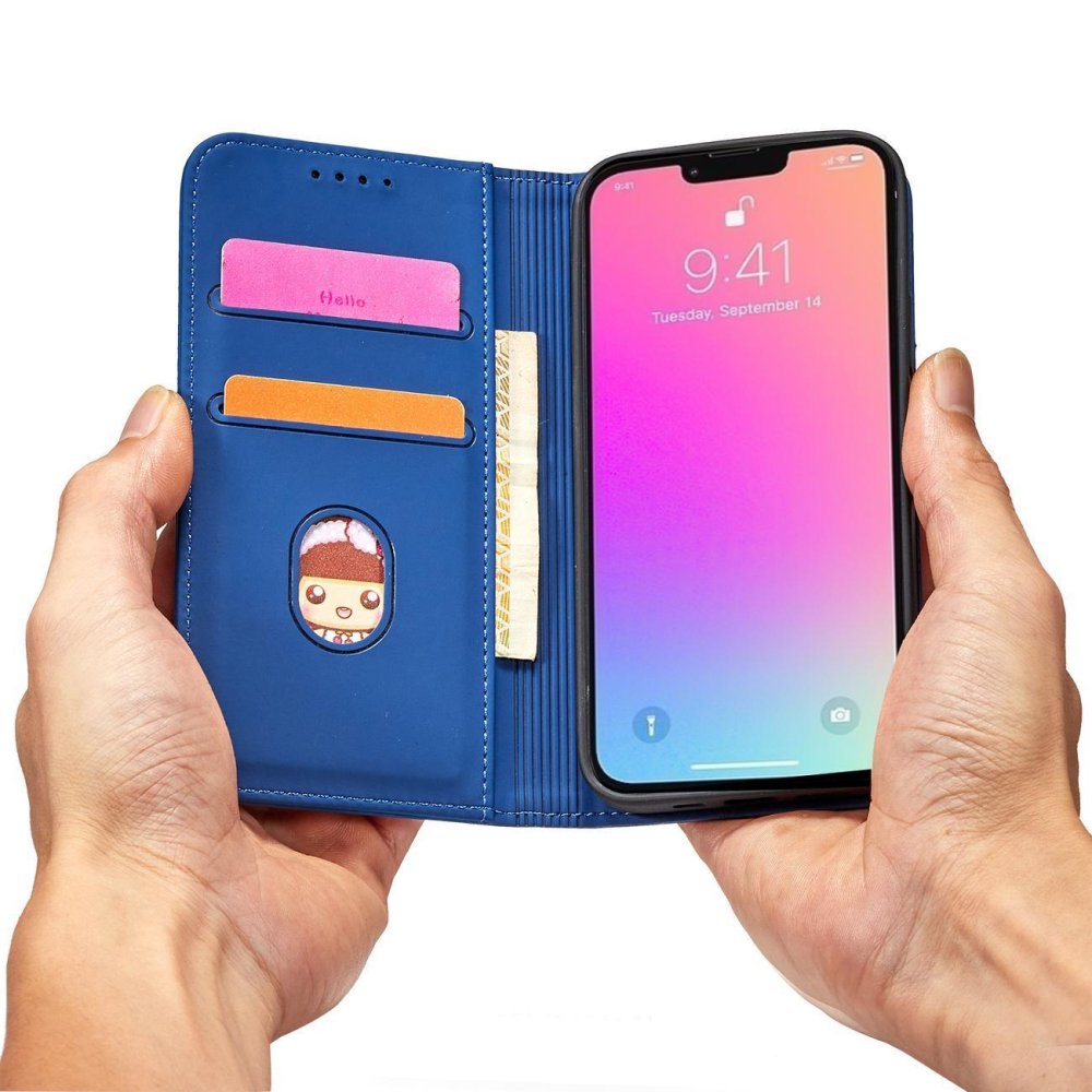 Samsung Galaxy A34 (SM-A346) Magnet Card Pouch Wallet Book Case Cover, Blue | Чехол для Телефона... (0)