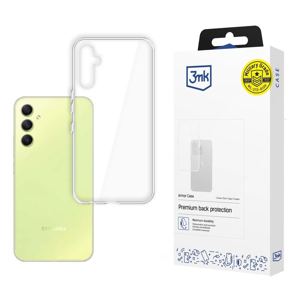 Samsung Galaxy A35 ( SM-A356E/DS ) 3MK Armor Case Cover, Transparent | Чехол Кейс Бампер Обложка...