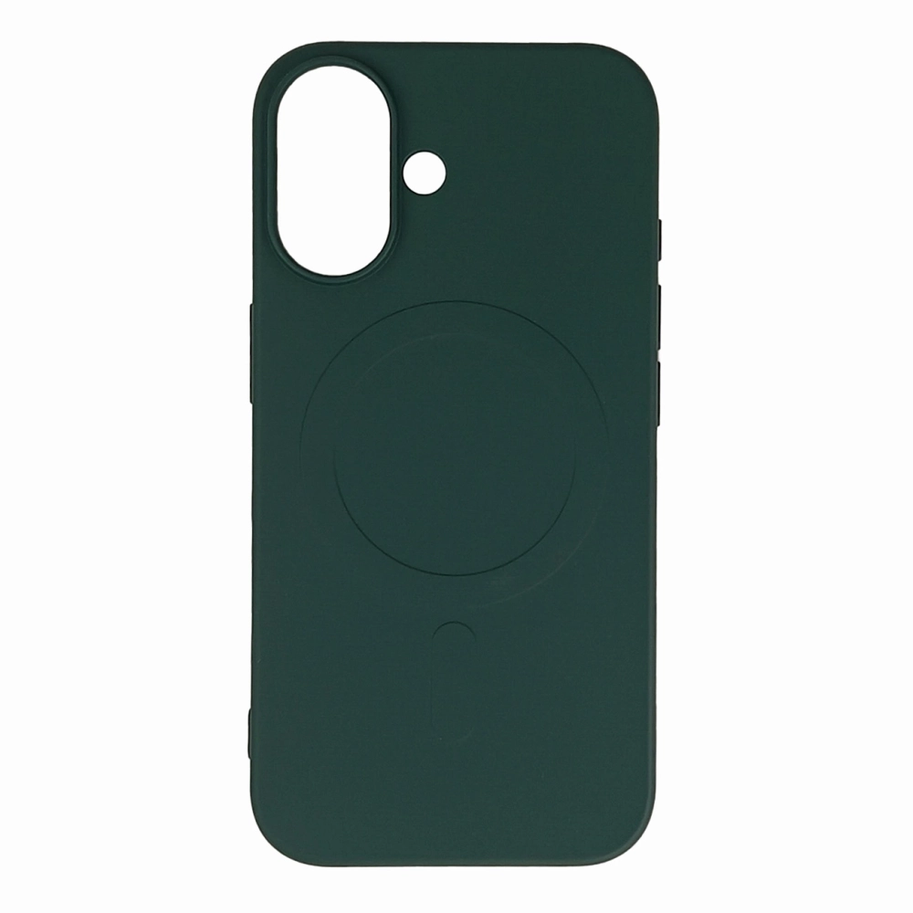 Samsung Galaxy A36 ( SM-A366E / DS ) Liquid Silicone Case with MagSafe Cover, Green | Чехол Обложка...