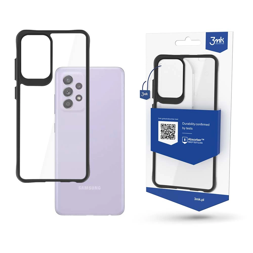 Samsung Galaxy A52 (SM-A525F/DS) / A52s (SM-A528B) 3MK Satin Armor Case+ Case Cover, Transparent | Чехол Кейс...