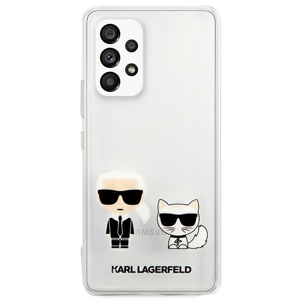 Samsung Galaxy A53 5G (SM-A536) Karl Lagerfeld Karl & Choupette Case Cover (KLHCA53CKTR), Transparent | Чехол... (1)