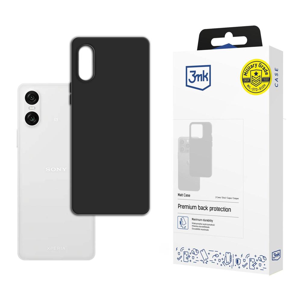 Sony Xperia 10 VI 3MK Matt Case Cover, Black | Матовый Чехол Кейс Бампер Обложка для Телефона