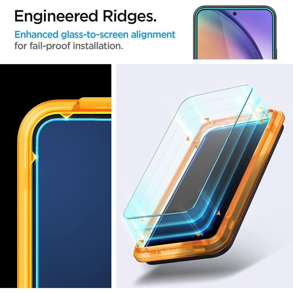 Samsung Galaxy A54 (SM-A546) Spigen ALM GLAS.TR Tempered Glass 2-Pack | Защитное Стекло на Экран 2... (3)