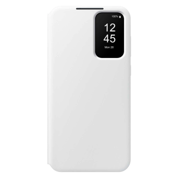 Samsung Galaxy A55 ( SM-A556B/DS ) Smart Clear View Cover with Display, White (EF-ZA556CWEGWW) |...