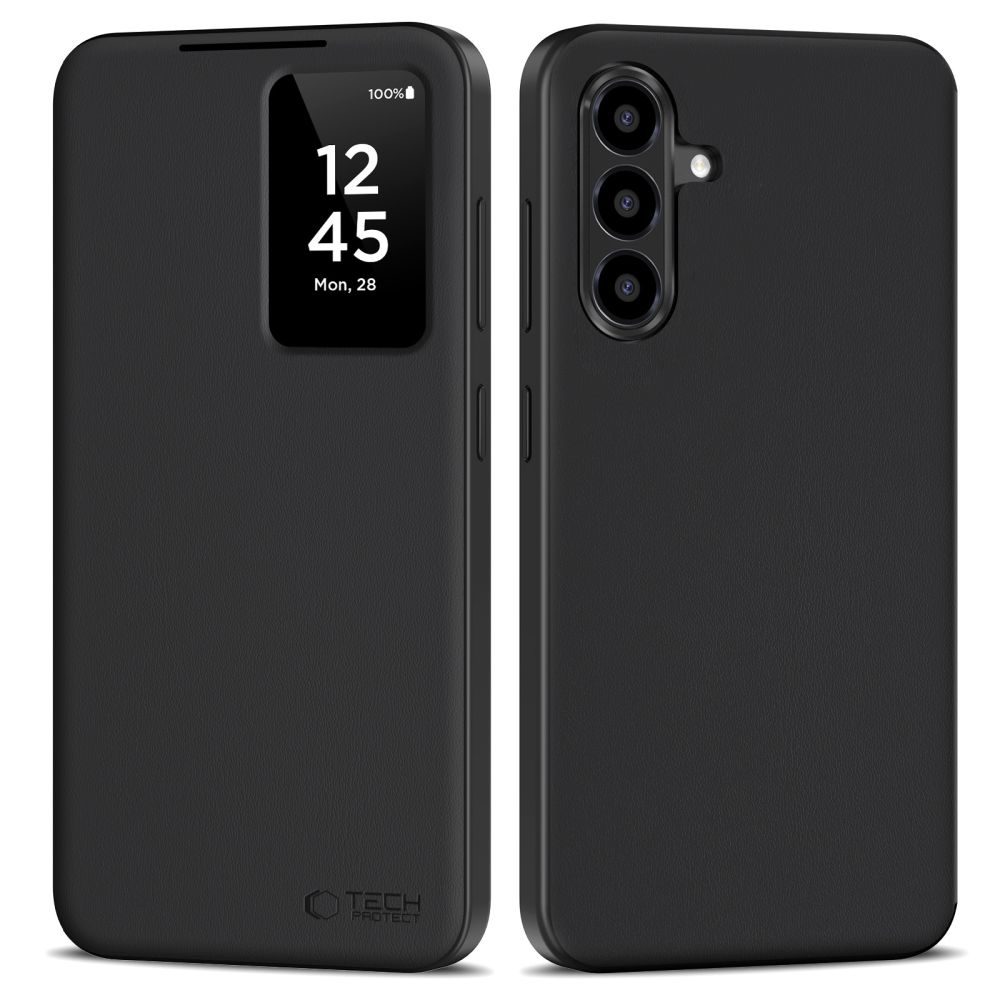 Чехол-кошелек Tech-Protect Smart для Samsung Galaxy A56 5G - Матовый черный