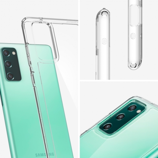 Samsung Galaxy S20 FE / S20 Lite Spigen Ultra Hybrid Case Cover, Crystal Clear | Чехол Обложка Кейс... (1)