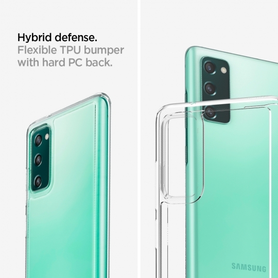 Samsung Galaxy S20 FE / S20 Lite Spigen Ultra Hybrid Case Cover, Crystal Clear | Чехол Обложка Кейс... (3)