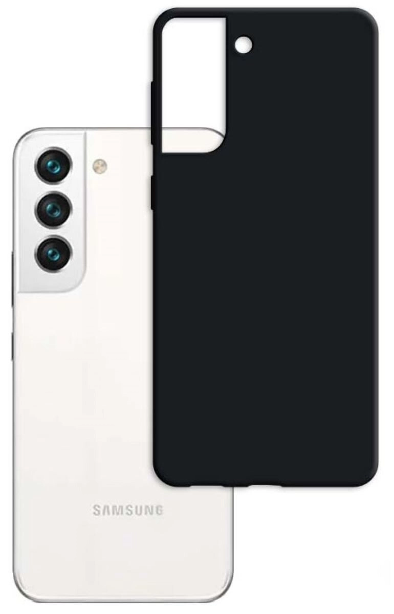 Samsung Galaxy S23 (SM-S911) 3MK Matt Case Cover, Black | Матовый Чехол Кейс Бампер...